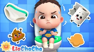 The Potty Song  Potty Training Song  Healthy Habit Songs  LiaChaCha Nursery Rhymes amp Baby Songs [upl. by Aleihs]