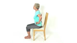 How to do a Pelvic Tilt Sitting [upl. by Rodl]