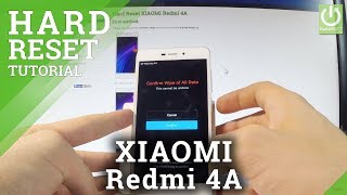 XIAOMI Redmi 4A Hard Reset  Bypass Screen Lock  MI Recovery [upl. by Nwahsyt]