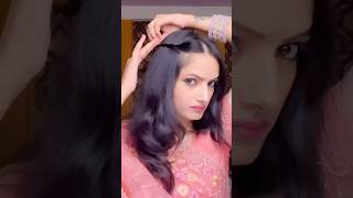 Hairstyle for saree hairstyle hair sareehairstyle trending hairtutorial shorts yt ytshorts [upl. by Ahsennod]