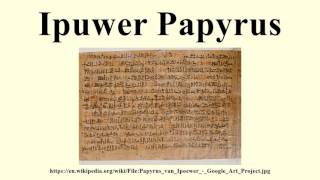 Ipuwer Papyrus [upl. by Lennor597]