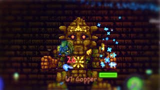 Terraria Golem Boss Fight [upl. by Ayamat234]