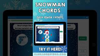 Snowman Chords Minor  Cascade Method Boom Cards [upl. by Barron]