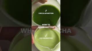 HOW TO PROPERLY WHISK MATCHA 🍵  CEREMONIAL JAPANESE GREEN TEA PREPARATION Shorts japanesegreentea [upl. by Victor]