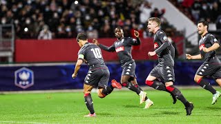 QUEVILLY ROUEN 13 AS MONACO  COUPE DE FRANCE  16es DE FINALE [upl. by Nospmoht]