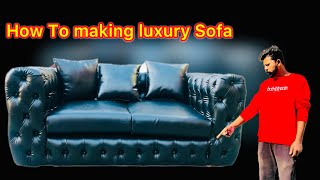 How To Make chester field Sofa [upl. by Swane]