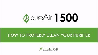 pureAir 1500  Cleaning Instructions [upl. by Galanti]