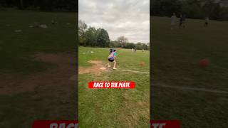 Kickball A Race to the Plate youtubeshorts soccer kickball [upl. by Pacifa]