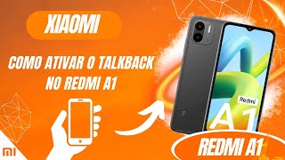 Como ativar o Talkback no Redmi A1  Passo a passo [upl. by Ahsoj]