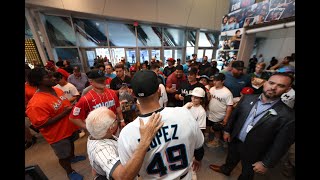 2022 Miami Marlins Opening Day Introductions [upl. by Dnaltiac869]