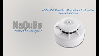 Fito Products ASD10QR Draadloos koppelbare mini rookmelders review unboxing [upl. by Spillar]