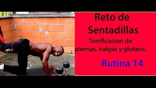 ELIMINAR CELULITIS EN PIERNAS Y GLUTEOS CON SENTADILLAS DIA 13 [upl. by Lucienne275]