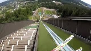 113m in Hinterzarten K95 Gopro jump [upl. by Letnahs]