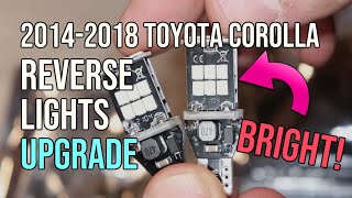 Reverse Lights Upgrade SUPER Bright Toyota Corolla [upl. by Nerrej195]