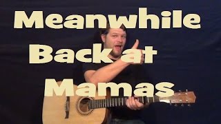 Meanwhile Back At Mamas Tim McGraw Easy Guitar Lesson Strum Fingerstyle ow to Play [upl. by Levina500]