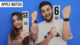 New Apple Watch Unboxing  Series 6 amp Apple Watch SE [upl. by Fritzsche]