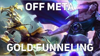 Off Meta Gold Funneling and its Impact in League of Legends Meta [upl. by Hoenack]