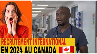 RECRUTEMENT INTERNATIONAL EN SOINS INFIRMIERS QUEBEC RÉGION [upl. by Ahseinaj]