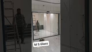 Automatic door sliding fitting fainal hospital [upl. by Vona984]