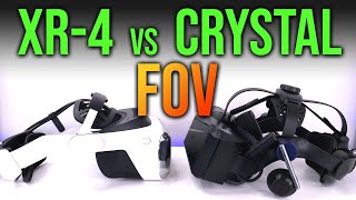 Varjo XR4 vs Pimax Crystal FOV Comparison  my own results [upl. by Winne]