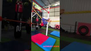 Horizontal Rope Climbing  Calisthenics  Pune [upl. by Erma47]