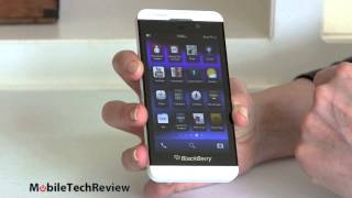 BlackBerry Z10 on Verizon Wireless Review [upl. by Ettevi]