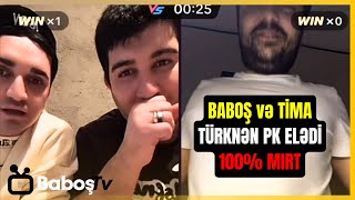 Baboş və Tima Türk Oğlanla PK Etdilər😂  Baboş TikTok [upl. by Derfliw]