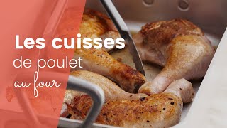 La recette des cuisses de poulet au four [upl. by Ddart]