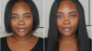 How to clip in extensions for short hair Feat Irresistible me extensions [upl. by Eldwon]