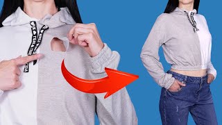 How to sew the hole on the hoodie in 5 minutes invisibly  sewing trick [upl. by Emory820]