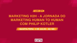 Marketing H2H  A Jornada do Marketing Human to Human com Philip Kotler [upl. by Akiemahs813]