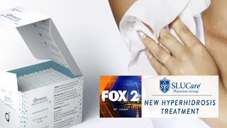 New FDA Approved Treatment for Hyperhidrosis  SLUCare Health Watch [upl. by Yelkrab]