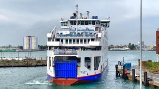 Portsmouth to Fishbourne  St Clare  Wightlink [upl. by Giaimo]