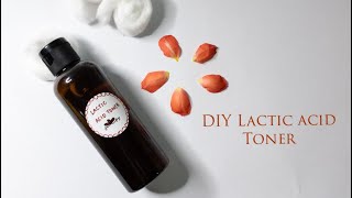 DIY Lactic acid toner lacticacidtoner [upl. by Fellner]