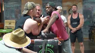 full uper matchMatthew Belcher vs Dwayne Abernathy armwrestling [upl. by Maible]