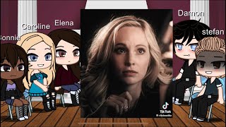 Tvd react to Bonnie Caroline amp Elena [upl. by Laleb]