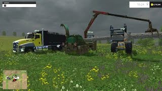 Equipo Alterado FS 2015 20  Cortando Arboles con nueva maquinaria [upl. by Annaid]