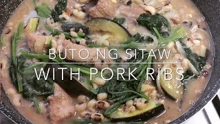 Buto ng sitaw with pork spare ribs😋tagalogwith recipe [upl. by Heater]