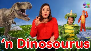 Dinosourus Liedjie vir Kinders  Afrikaanse Liedjies vir Kinders  Opvoedkundige Videos vir Kleuters [upl. by Niwde]