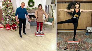 PowerFit Elite Vibration Platform with Exercise Bands and Remote on QVC [upl. by Ayoral]