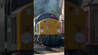 Class 40 40106 departing Hampton Loade train diesel dieselengine [upl. by Bonaparte]