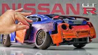 Restoration amp Tuning Nissan GTR R35  Super realistic restore SportCar [upl. by Filip657]