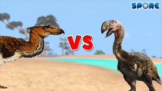 Kelenken vs Gastornis  Prehistoric Beast Deathmatch S1E6  SPORE [upl. by Borszcz]