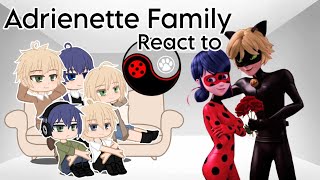 Future Adrienette Family React to Ladybug and Cat noir  MLB Au  Pt1 [upl. by Aneret]