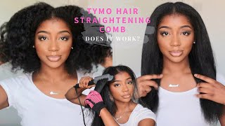 Does The TYMO Hair Straightening Comb Work On Type 4 Natural Hair [upl. by Procter]