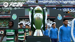 EAFC25  CARREIRA COM O FCPORTO  Final Da Taça de Portugal Será Que Vou Conseguir o Triplete [upl. by Aratahs586]