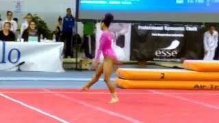 2016 Jesolo EF Jordan Chiles FX 12 800 [upl. by Irrek]