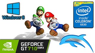 Mario kart Wii  Dolphin Emulator  GT 710 [upl. by Erej]