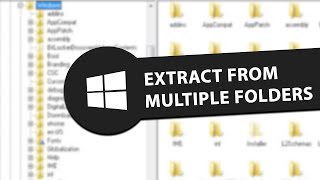 How To Extract Files From Multiple Folders [upl. by Nivahb]