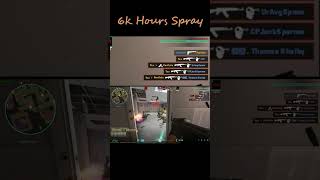 6000 hrs spray csgo gaming cs2 [upl. by Hodosh]